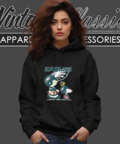 Philadelphia Eagles Lets Play Football Together Snoopy Shirt Hoodie
