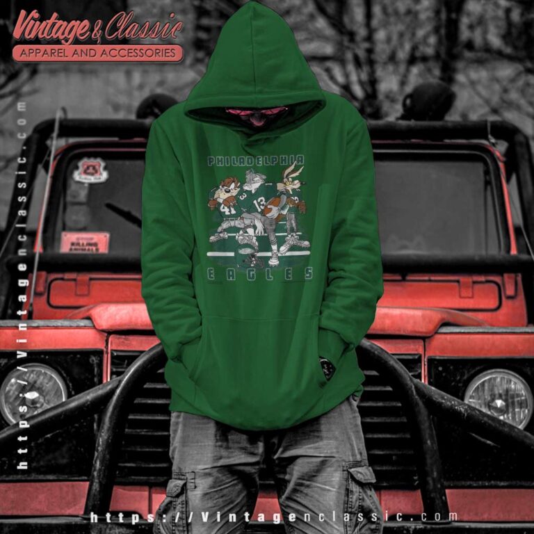 Philadelphia Eagles Looney Tunes Bugs Bunny Hoodie Philadelphia Eagles Looney Tunes Bugs Bunny Hoodie