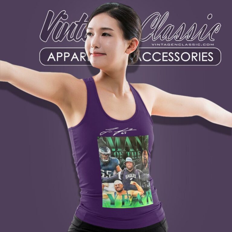 Philadelphia Eagles Man Of The Year Lane Johnson Tank Top Racerback Philadelphia Eagles Man Of The Year Lane Johnson Tank Top Racerback