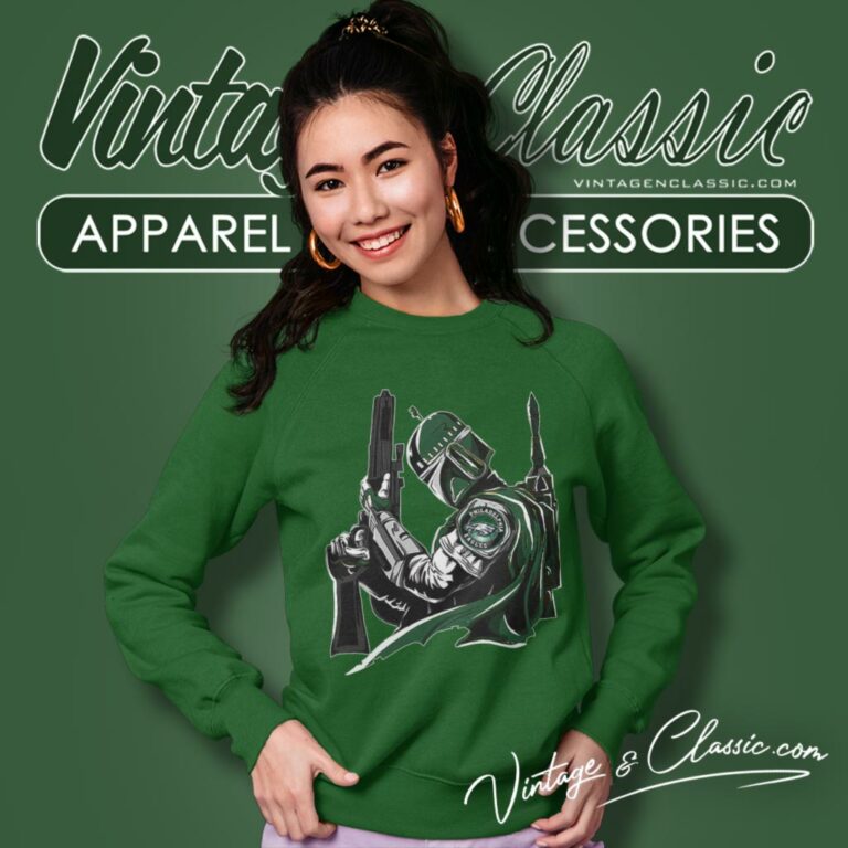 Philadelphia Eagles Mandalorian Star Wars Sweatshirt Philadelphia Eagles Mandalorian Star Wars Sweatshirt