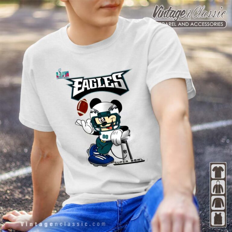 Philadelphia Eagles Mickey Mouse Super Bowl 2023 Tshirt Philadelphia Eagles Mickey Mouse Super Bowl 2023 Tshirt