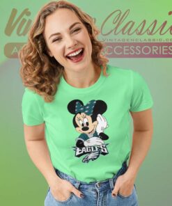 Philadelphia Eagles Minnie Mouse Women TShirt