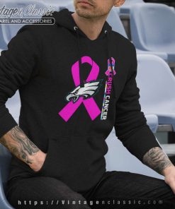 Philadelphia Eagles Nfl Crush Cancer 2023 Hoodie