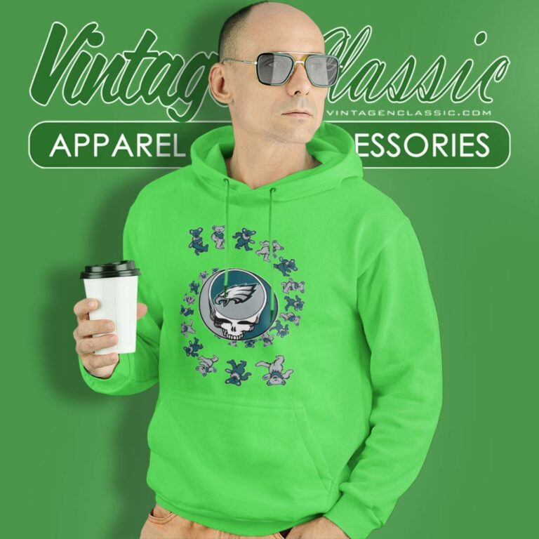 Philadelphia Eagles Nfl Grateful Dancing Bears Hoodie Philadelphia Eagles Nfl Grateful Dancing Bears Hoodie