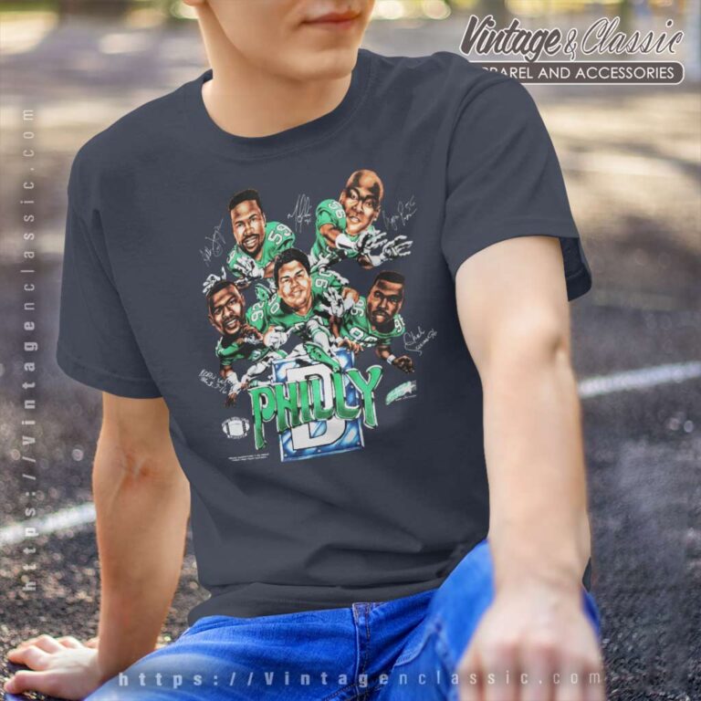 Philadelphia Eagles Philly D Caricature T Shirt Philadelphia Eagles Philly D Caricature T Shirt