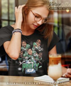 Philadelphia Eagles Philly D Caricature Women TShirt