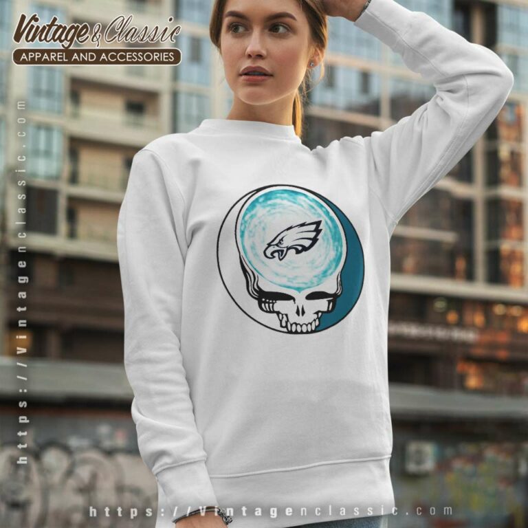 Philadelphia Eagles Shirt Nfl Grateful Dead Logo Sweatshirt Philadelphia Eagles Shirt Nfl Grateful Dead Logo Sweatshirt