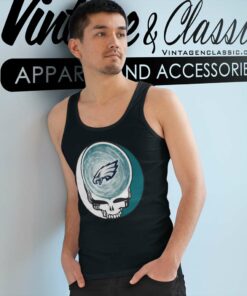 Philadelphia Eagles Shirt Nfl Grateful Dead Logo Tank Top Racerback