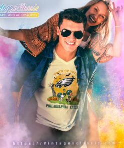 Philadelphia Eagles Shirt Snoopy Trick Or Treat Halloween V Neck TShirt