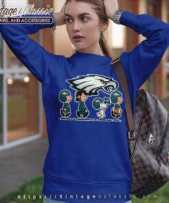 Philadelphia Eagles Snoopy And Friends Walking Sweatshirt