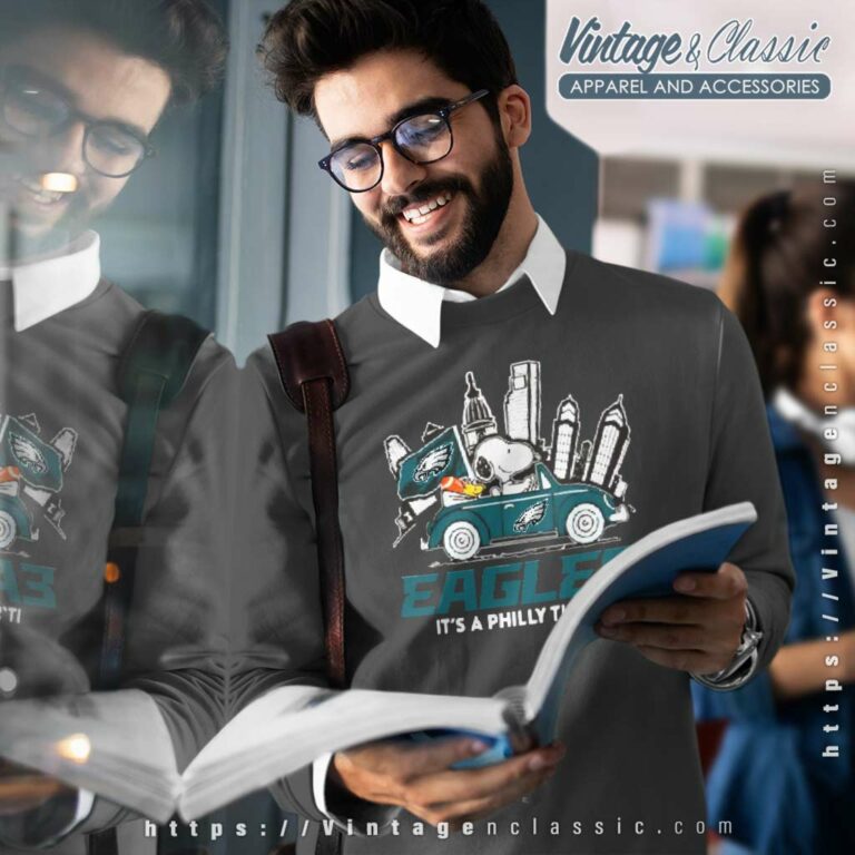 Philadelphia Eagles Snoopy And Woodstock Drive Car Its A Philly Thing Sweatshirt Philadelphia Eagles Snoopy And Woodstock Drive Car Its A Philly Thing Sweatshirt