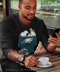 Philadelphia Eagles Snoopy And Woodstock Resting Together Sweatshirt