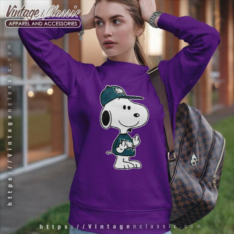 Philadelphia Eagles Snoopy Double Middle Fingers Sweatshirt Philadelphia Eagles Snoopy Double Middle Fingers Sweatshirt
