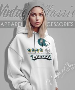 Philadelphia Eagles Snoopy Woodstock Team Walking Shirt