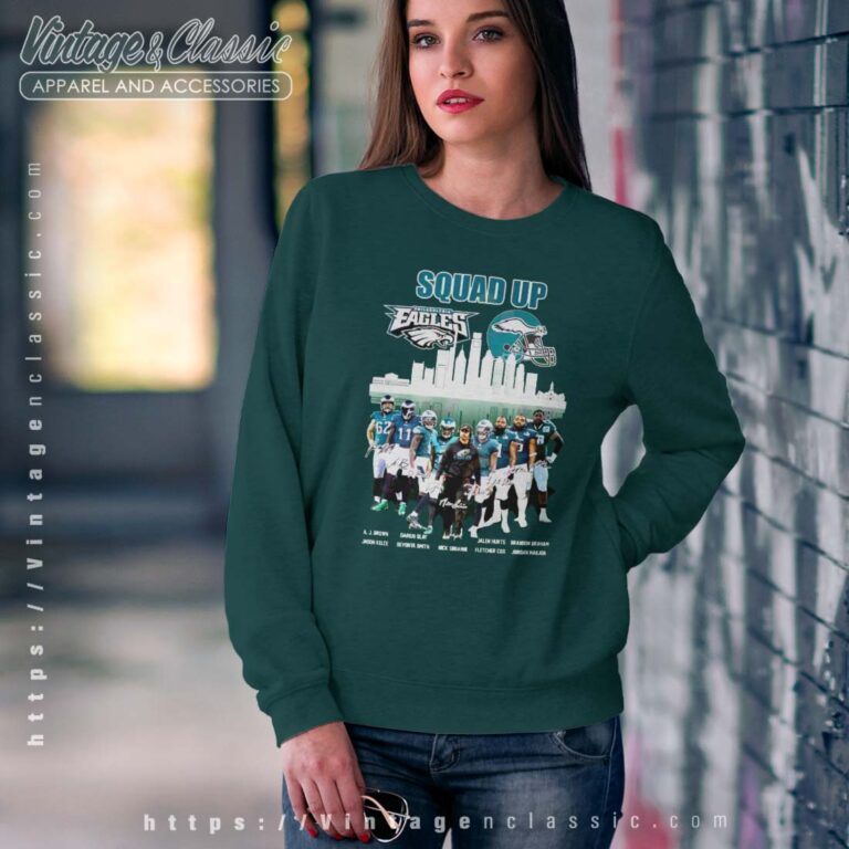 Philadelphia Eagles Squad Up Skyline Signatures 2023 Sweatshirt Philadelphia Eagles Squad Up Skyline Signatures 2023 Sweatshirt