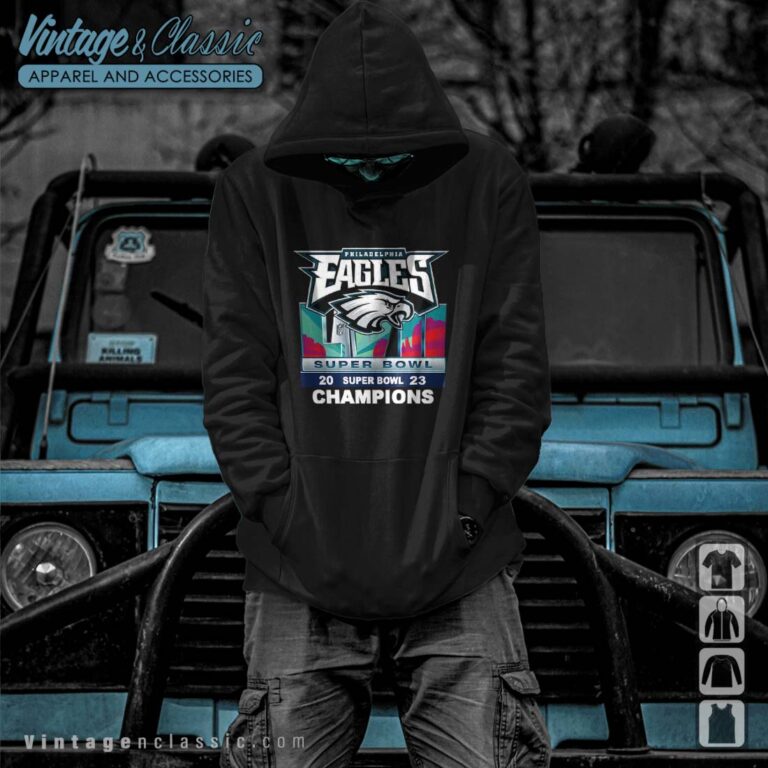 Philadelphia Eagles Super Bowl 2023 Champions Hoodie Philadelphia Eagles Super Bowl 2023 Champions Hoodie