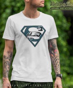 Philadelphia Eagles Superman Logo T Shirt