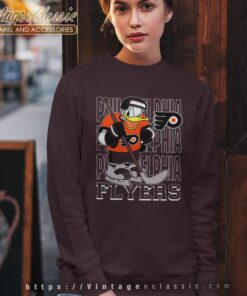 Philadelphia Flyers Donald Duck Hockey Shirt Sweatshirt