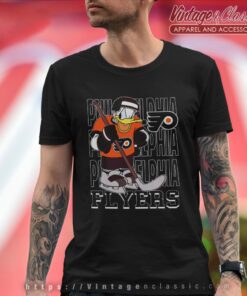 Philadelphia Flyers Donald Duck Hockey Shirt T shirt