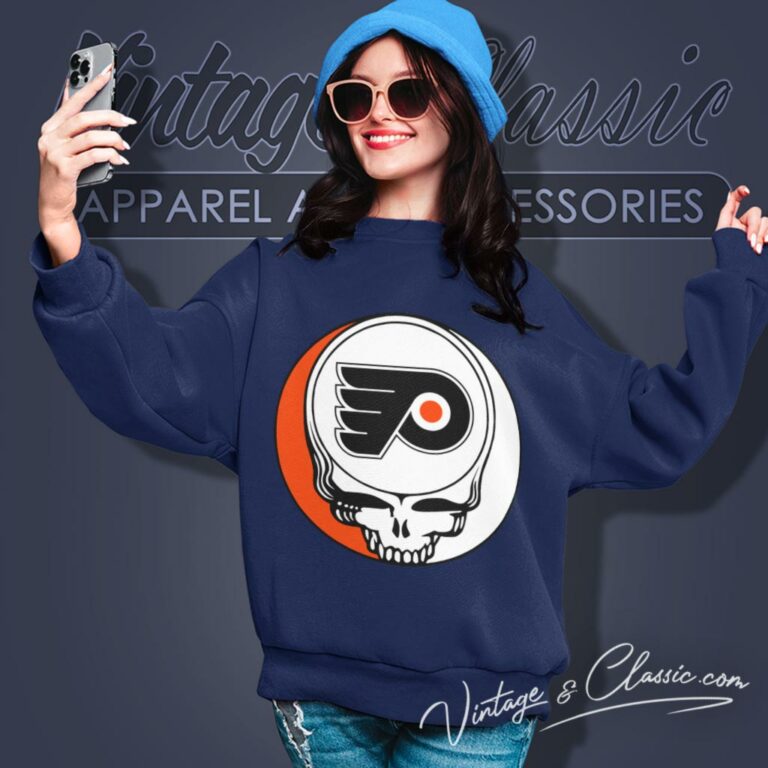 Philadelphia Flyers Grateful Dead Steal Your Face Sweatshirt Philadelphia Flyers Grateful Dead Steal Your Face Sweatshirt