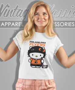 Philadelphia Flyers Hello Kitty Shirt Women T shirt