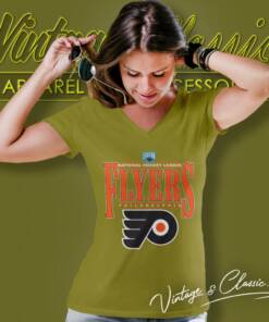 Philadelphia Flyers Nhl 90s Hockey Sports V Neck TShirt