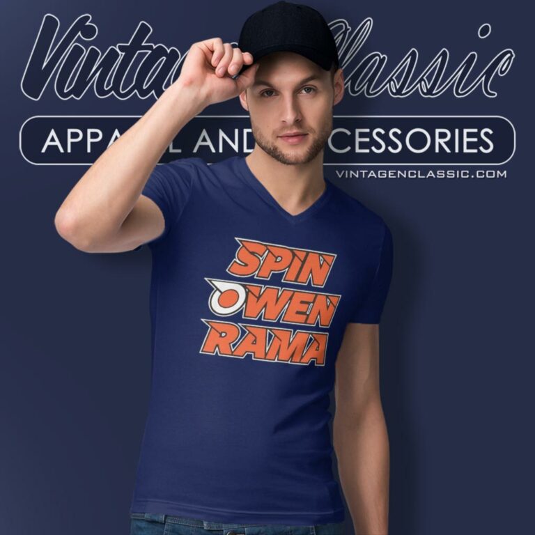 Philadelphia Flyers Owen Tippett Spin Owen Rama V Neck TShirt Philadelphia Flyers Owen Tippett Spin Owen Rama V Neck TShirt