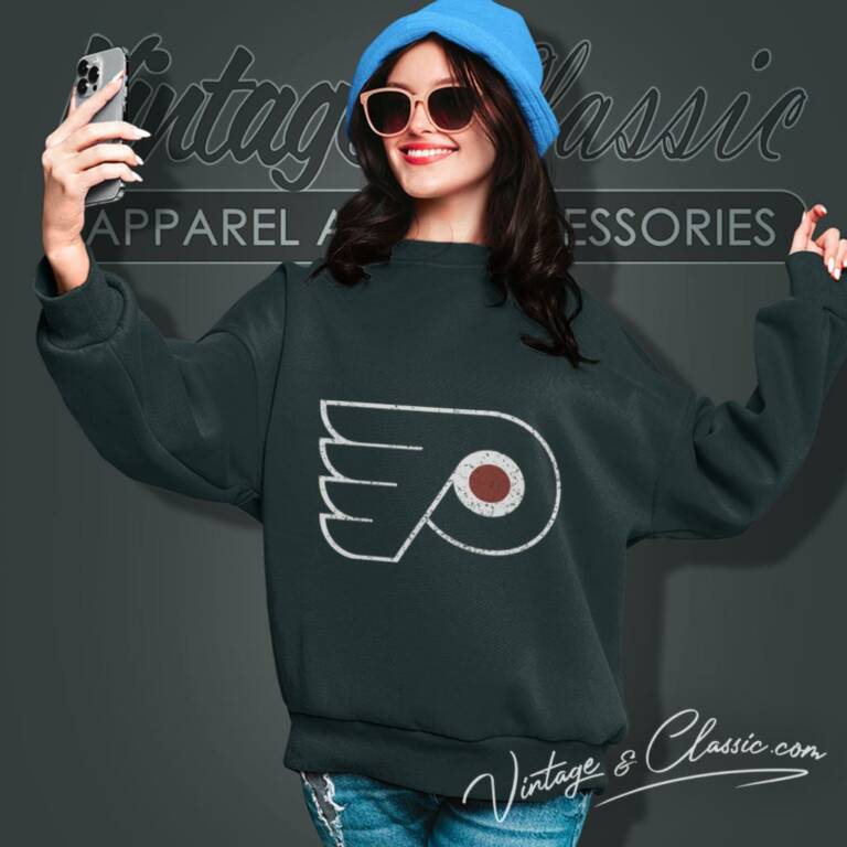 Philadelphia Flyers Vintage Retro Logo Sweatshirt Philadelphia Flyers Vintage Retro Logo Sweatshirt
