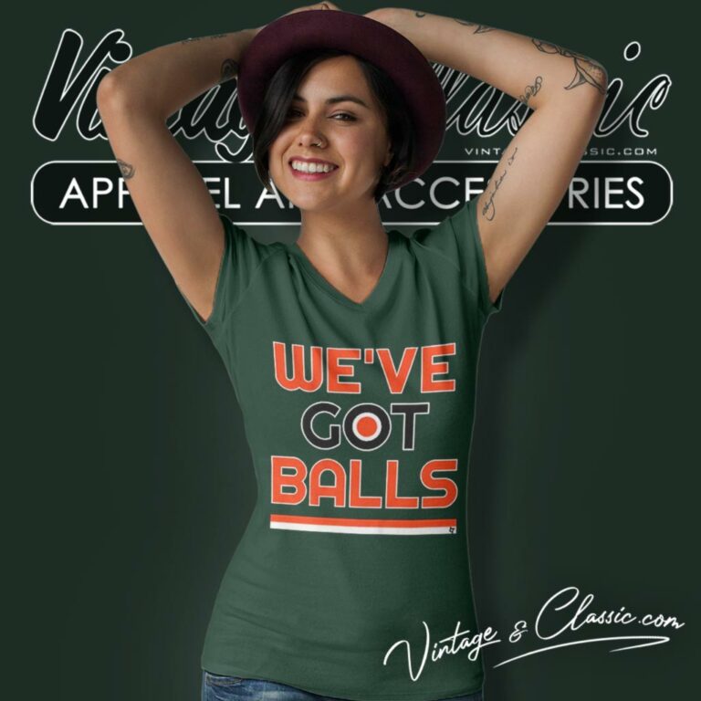 Philadelphia Flyers Weve Got Balls V Neck TShirt Philadelphia Flyers Weve Got Balls V Neck TShirt