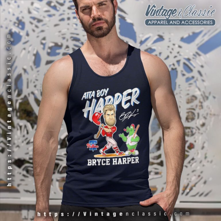 Philadelphia Phillies Atta Boy Harper Bryce Harper Tank Top Racerback Philadelphia Phillies Atta Boy Harper Bryce Harper Tank Top Racerback