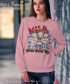 Philadelphia Phillies Dykstra Daulton Kruk Caricature Sweatshirt