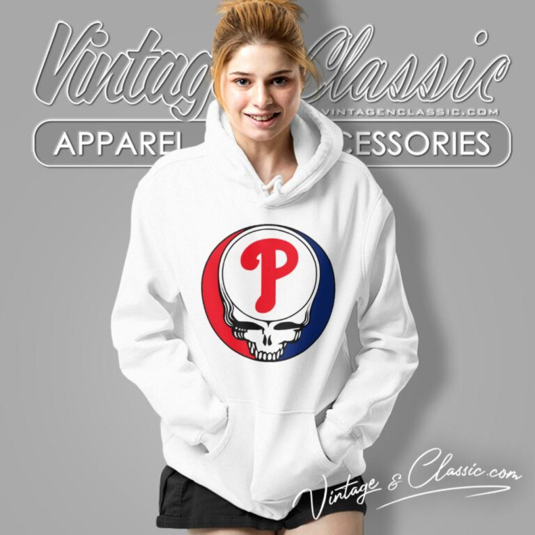 Philadelphia Phillies Grateful Dead Steal Your Face Hoodie Philadelphia Phillies Grateful Dead Steal Your Face Hoodie