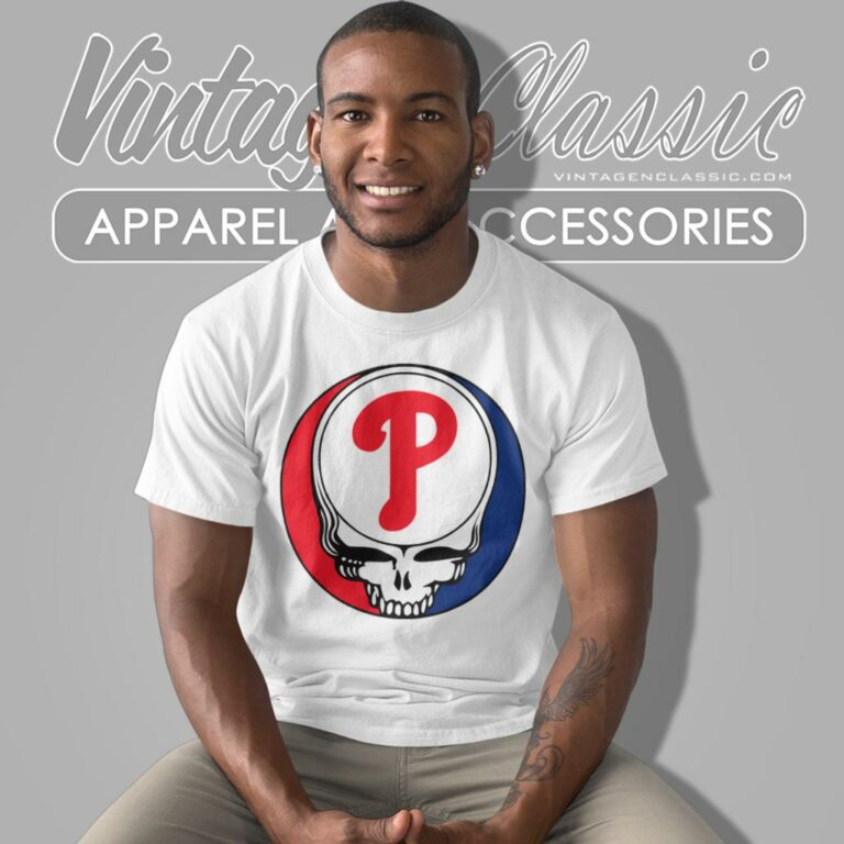 Philadelphia Phillies Grateful Dead Steal Your Face T Shirt Philadelphia Phillies Grateful Dead Steal Your Face T Shirt