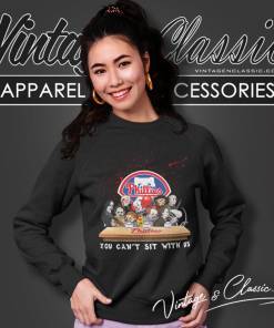 Philadelphia Phillies Horror Movie Characters You Cant Sit With Us Shirt 6 Philadelphia Phillies Horror Movie Characters You Cant Sit With Us Sweatshirt