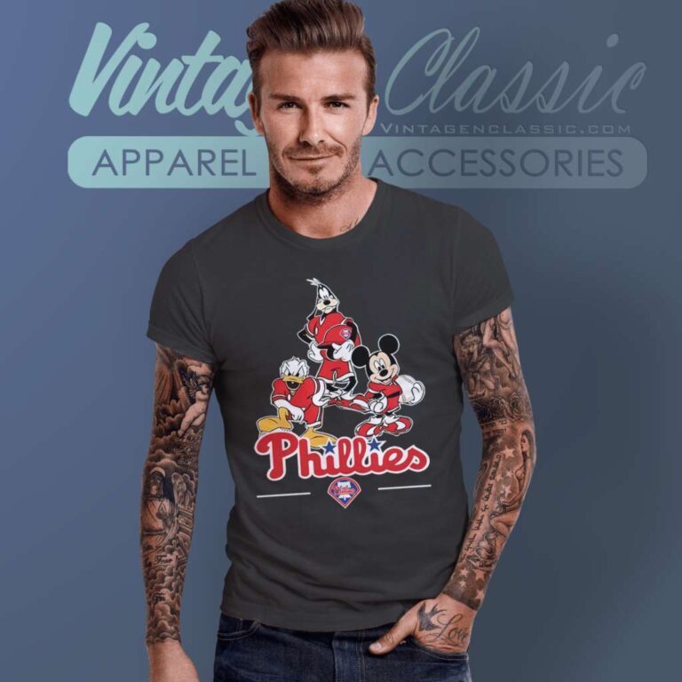 Philadelphia Phillies Mickey Donald Goofy T Shirt Philadelphia Phillies Mickey Donald Goofy T Shirt