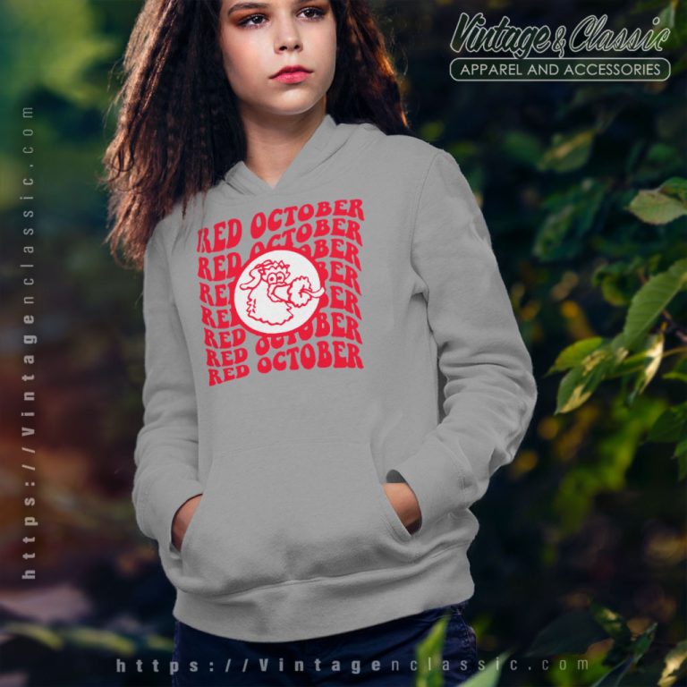 Philadelphia Phillies Red October Baseball Hoodie Philadelphia Phillies Red October Baseball Hoodie
