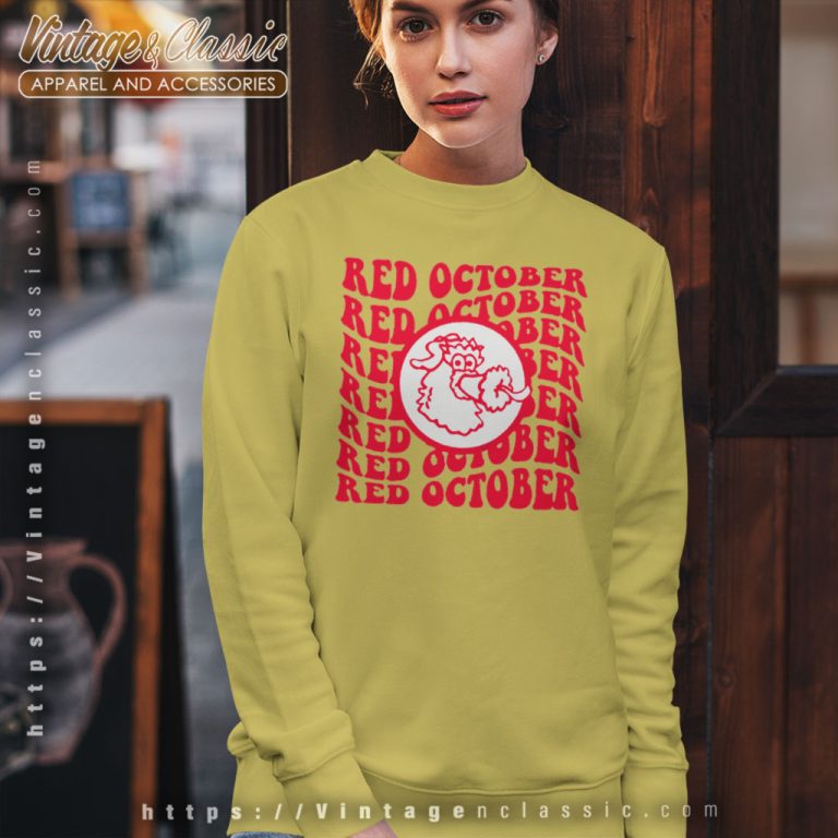 Philadelphia Phillies Red October Baseball Sweatshirt Philadelphia Phillies Red October Baseball Sweatshirt