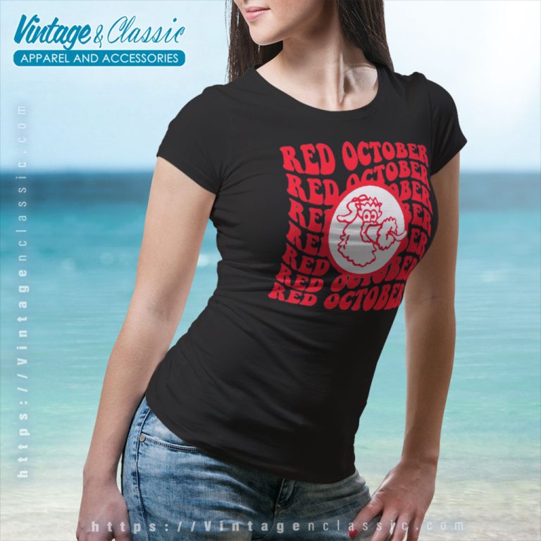 Philadelphia Phillies Red October Baseball Women T Shirt Philadelphia Phillies Red October Baseball Women T Shirt