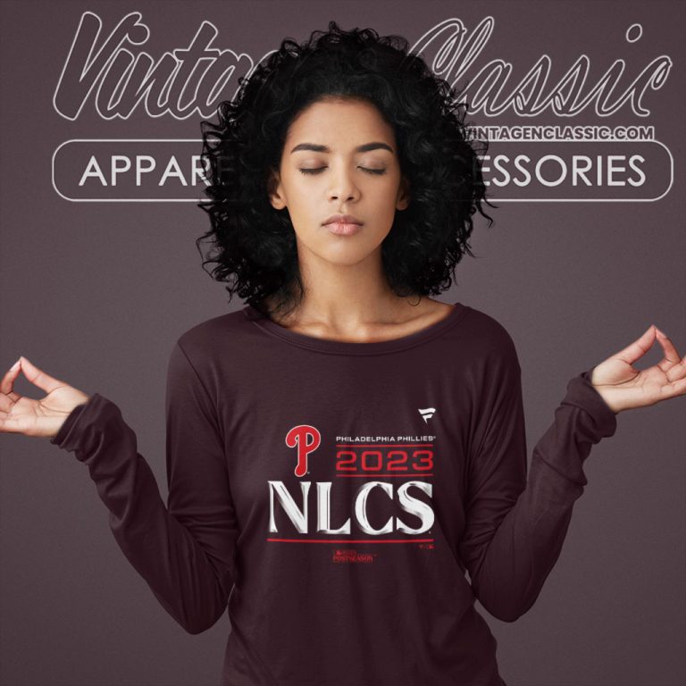 Philadelphia Phillies Shirt Fanatics Branded Black 2023 Division Series Winner Locker Room Long Sleeve Tee Philadelphia Phillies Shirt Fanatics Branded Black 2023 Division Series Winner Locker Room Long Sleeve Tee