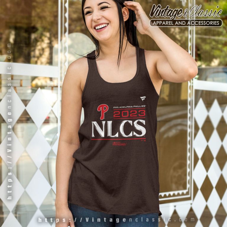 Philadelphia Phillies Shirt Fanatics Branded Black 2023 Division Series Winner Locker Room Tank Top Racerback Philadelphia Phillies Shirt Fanatics Branded Black 2023 Division Series Winner Locker Room Tank Top Racerback