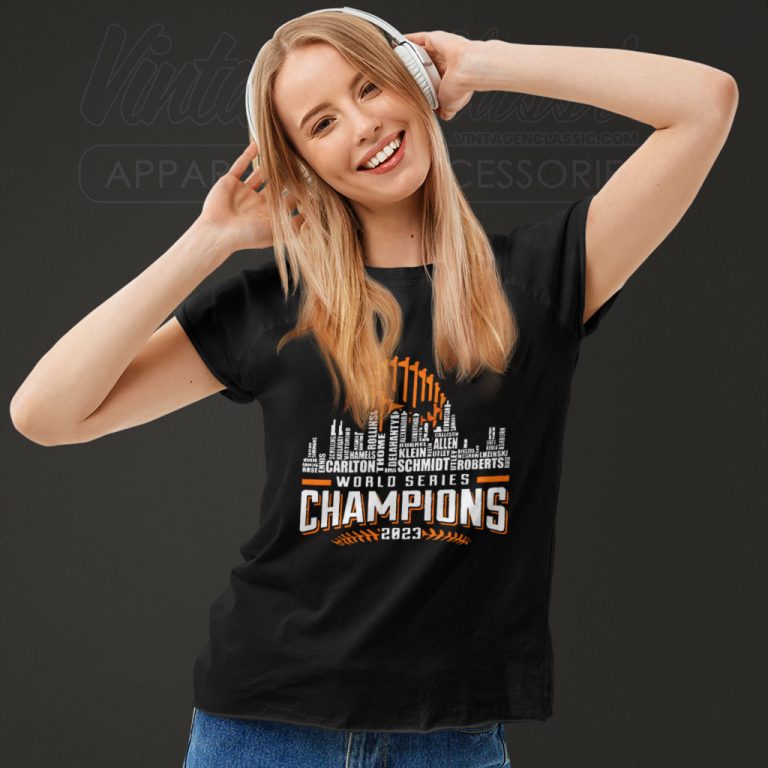 Philadelphia Phillies Shirt Legends City Names World Series Champions 2023 Women T Shirt Philadelphia Phillies Shirt Legends City Names World Series Champions 2023 Women T Shirt