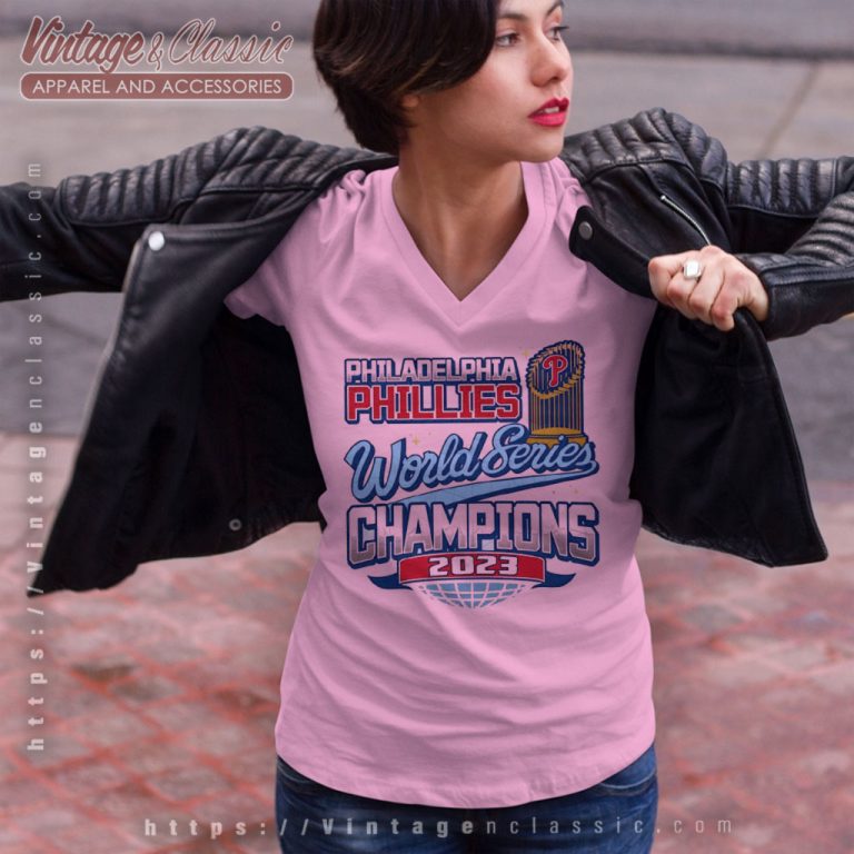Philadelphia Phillies Shirt World Series Champions 2023 V Neck TShirt Philadelphia Phillies Shirt World Series Champions 2023 V Neck TShirt
