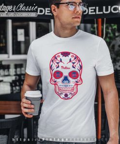 Philadelphia Phillies Sugar Skull T Shirt