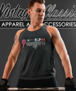 Philadelphia Shirt Sports Teams Football Basketball Phillies Flyers Eagles Tank Top Racerback