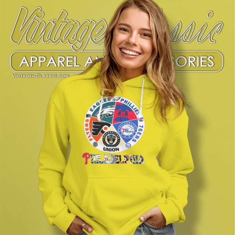 Philadelphia Sports Teams Shirt Eagles Phillies 76ers Union And Flyers Hoodie Philadelphia Sports Teams Shirt Eagles Phillies 76ers Union And Flyers Hoodie