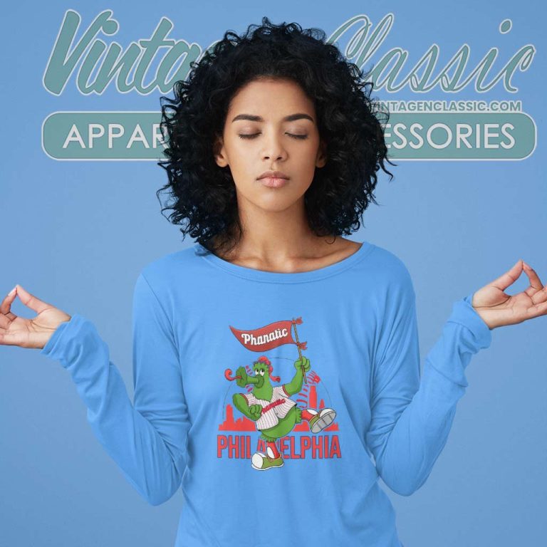 Phillie Phanatic Red October Long Sleeve Tee Phillie Phanatic Red October Long Sleeve Tee