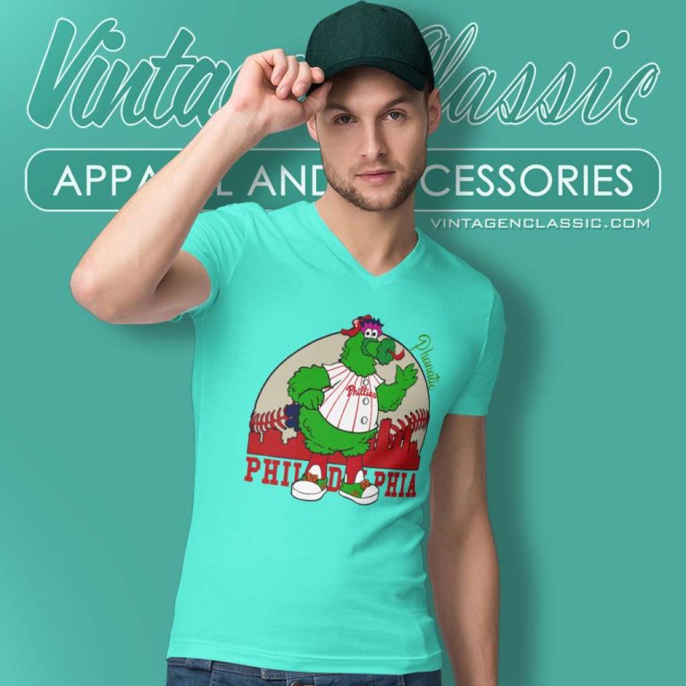 Phillie Phanatic Shirt Phillies Red October V Neck TShirt Phillie Phanatic Shirt Phillies Red October V Neck TShirt