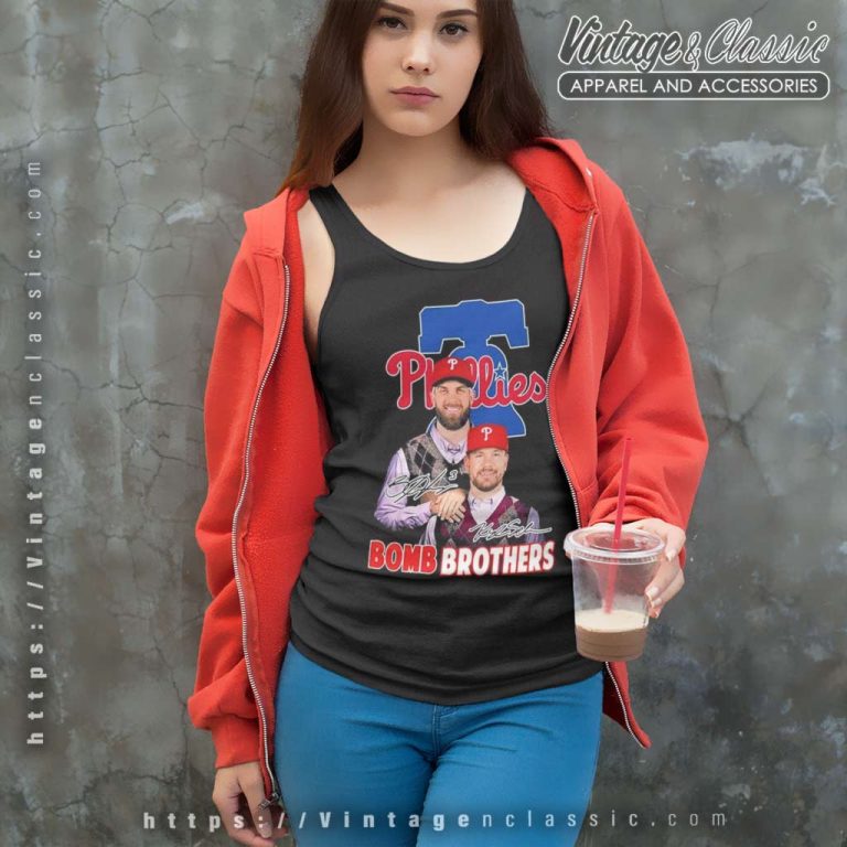 Phillies Bomb Brothers Signature Tank Top Racerback Phillies Bomb Brothers Signature Tank Top Racerback