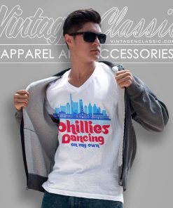 Phillies Dancing On My Own Shirt October 2023 V Neck TShirt