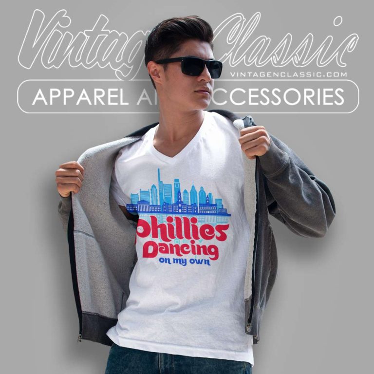 Phillies Dancing On My Own Shirt October 2023 V Neck TShirt Phillies Dancing On My Own Shirt October 2023 V Neck TShirt
